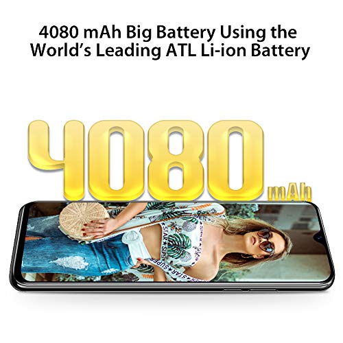 Blackview Smartphone débloqué 4G, A60 Pro Smartphone Pas Cher, 3Go RAM/SD-128Go, Ecran 6,1″ HD+IPS, Telephone Portable Double SIM, Batterie 4080mAh, 5G-WiFi/Face ID/Fingerprint/GPS/FM/2 Ans Garantie