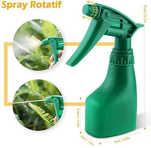 YISSVIC Outils de Jardinage 12 Pièces Outils de Jardin avec Sac de Rangement, Arrosoir, Gants de Jardinage