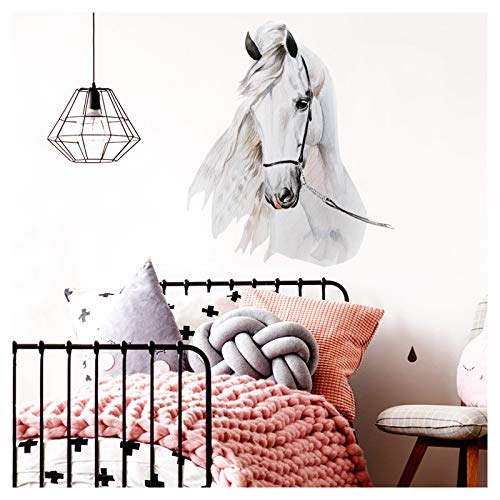 Little Deco Tatouage Mural tête de Cheval I (LxH) 62 x 73 cm I Chambre d Enfant bébé Stickers muraux Posters DL142