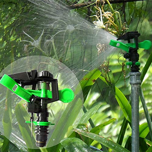 Forart Garden Sprinkler, Rotating Yard Sprinkler, Ground Covered Lawn Sprinkler Automatic Spray Watering Equipment for…