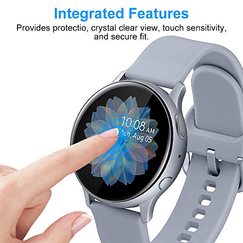 RSSYTZ [6 stück Protection écran pour Samsung Galaxy Watch Active 2 44mm, [Adsorption anhydre] [Film Flexible] [Soft HD…
