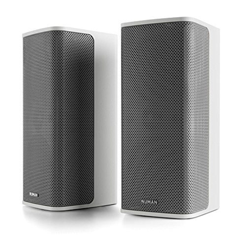 Numan Ambience Système 5.0 Enceinte Centrale – Quatre Enceintes Satellites avec système de Montage Mural intégré…