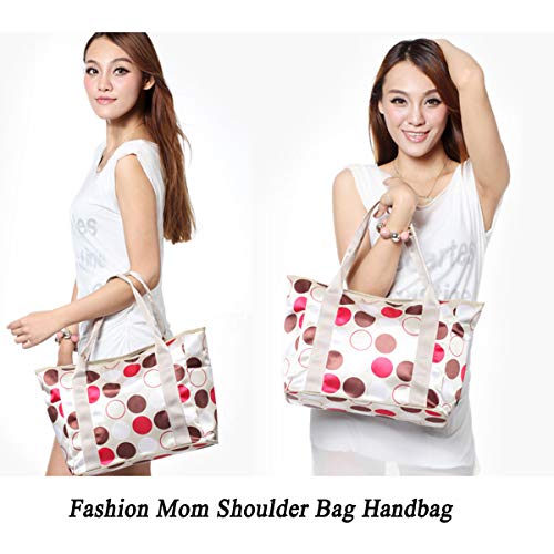 iSuperb Sac à langer Bébé Momie Momi Sac d’organisateur bagages Fourre-tout Sac d’épaule Sac à main Voyage grande…