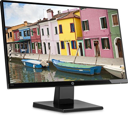 HP 22w Ecran PC Full HD 21.5″ Noir Onyx (IPS/LED. 54.6 cm. 1920 x 1080. 16:9. 60 Hz. 5 ms) (Ref: 1C183AA) (Ancien Modèle)