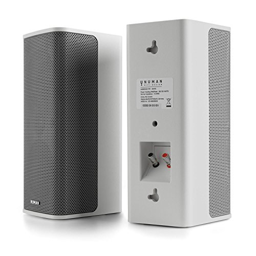 Numan Ambience Système 5.0 Enceinte Centrale – Quatre Enceintes Satellites avec système de Montage Mural intégré…