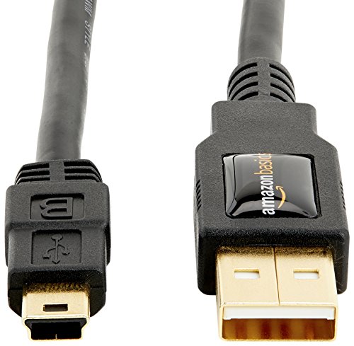 Amazon Basics Câble USB 2.0 mâle A vers mâle mini B 0,9 m