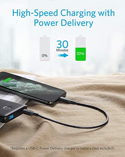 Câble USB C vers Lightning (30cm), Câble Anker Powerline III certifié MFi Charge Rapide Lightning pour iPhone 11/11 Pro…