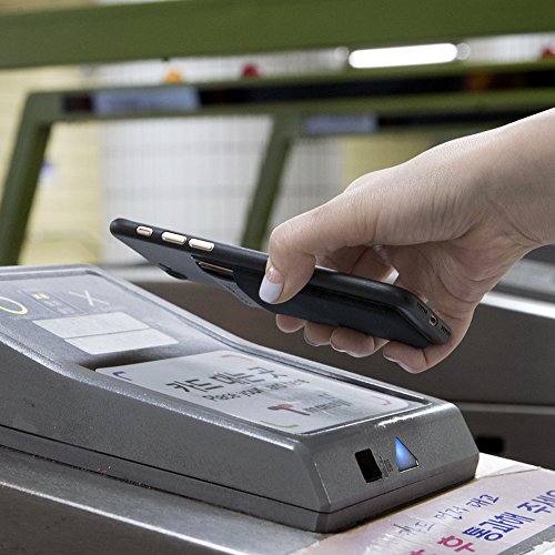 Sinjimoru Porte Carte de Crédit pour l’arrière de Votre téléphone, Pochette Autocollante avec Rabat, pour iPhone et…