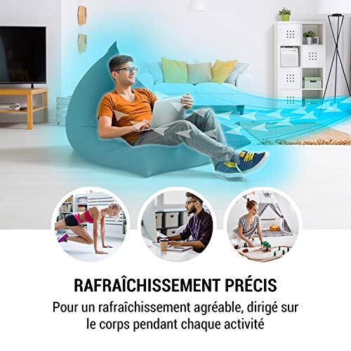 oneConcept Climatiseur Mobile 3 en 1, Climatiseur Portable avec Humidificateur, Ventilateur, Climatiseur Mobile Sans…