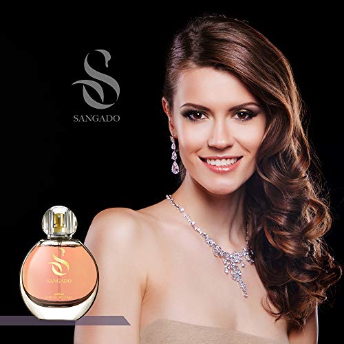 Sangado L’inoubliable Parfum Pour Femme, 8-10 Heures Longue Durée, Senteur Luxe, Oriental Floral, Essences Françaises…