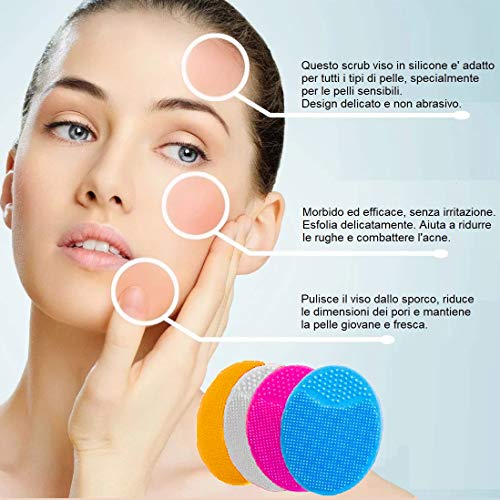 Brosse Nettoyante Visage savon aloe vera naturel exfoliant peau sensible, gommage démaquillant, anti-âge, délicat, Skin…