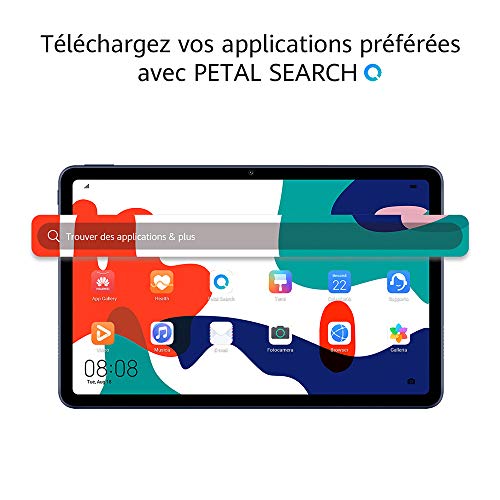 HUAWEI MatePad Wi-Fi Tablette Tactile Ecran FullView de 10.4″, Processeur Kirin 810, Batterie de 7250 mAh, 64Go, 4Go de RAM, Quatre Haut-Parleurs, EMUI 10.1 & AppGallery, Gris