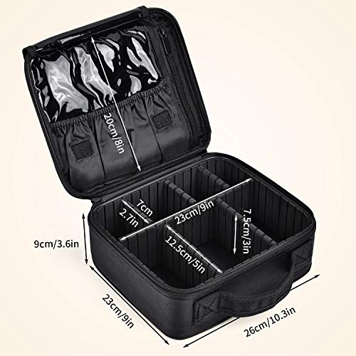 Trousse de Maquillage Voyage Makeup Cas Professionnel Sac Organiseur Rangement Cosmétique Boîtes Étanche Portable Makeup…