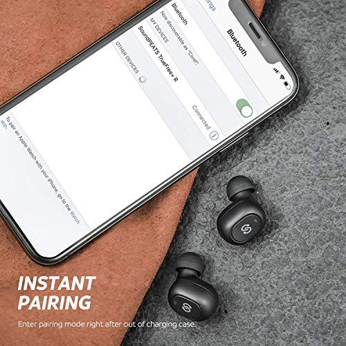 SoundPEATS TrueFree+ Écouteurs sans Fil Sport, Écouteurs Bluetooth 5.0 Intra-Auriculaire Son Qualité Sonore avec Micros…