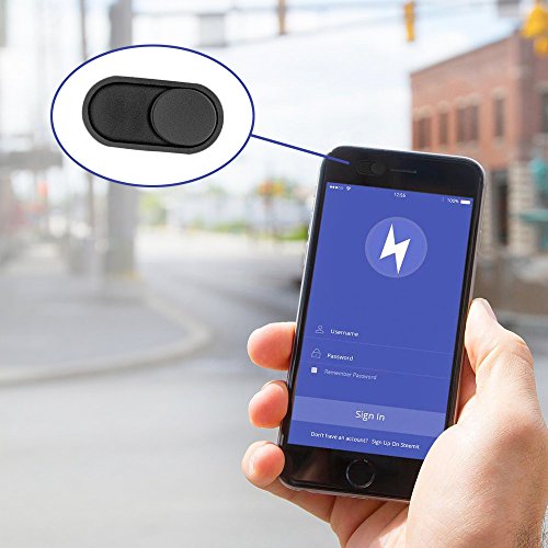 CloudValley Cache Webcam, métal Noir de 0.6 mm d’épaisseur, confidentialité Protection, apte à ASUS, MacBook Pro…