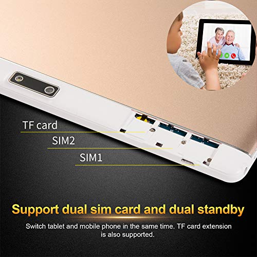 Voukou Tablette Tactile 10 Pouces 4G Android 9.0, 64Go de Mémoire et 4Go de RAM Octa-cœurs Tablette avec Clavier Dual…