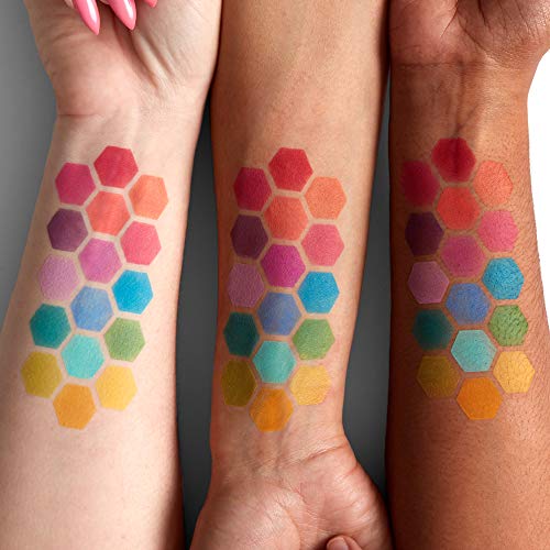 NYX Professional Makeup Palettes de Fards à Paupières Ultimate Shadow Palette, 16 Couleurs, Pigments Pressés, Fini Irisé…