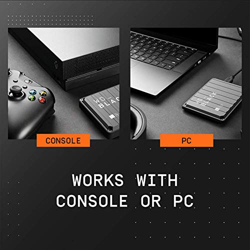 WD_BLACK P10 4TB Game Drive for On-The-Go Access To Your Game Library – Works with Console or PC