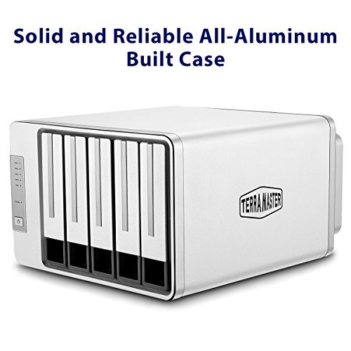 TERRAMASTER D5-300C USB3.0(5Gbps) Type C 5-Bay Boîtier Raid Support Raid 0/1/Unique Exclusif 2+3 Raid Mode Disque Dur…