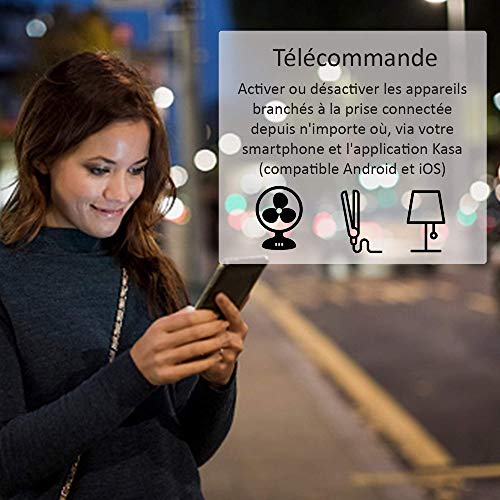 TP-Link Prise connectée WiFi HS100(FR), compatible avec Amazon Alexa et Google home pour la commande vocale, Contrôler…