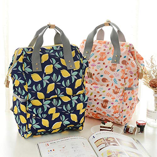 qiqiu Langer Pour Bébé Sac momie Sac multifonctionnel de grande capacité pour bébé Sac à langer pour bébé – Canard jaune…