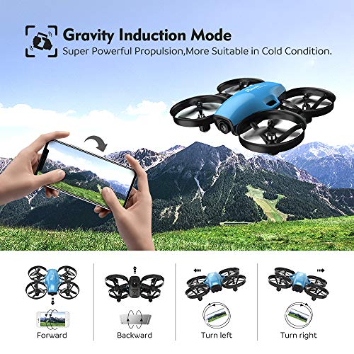 Potensic Drone Caméra A30W Avion télécommande Drone avec WiFi caméra Fonction de Suspension Altitude caméra, adapté aux…