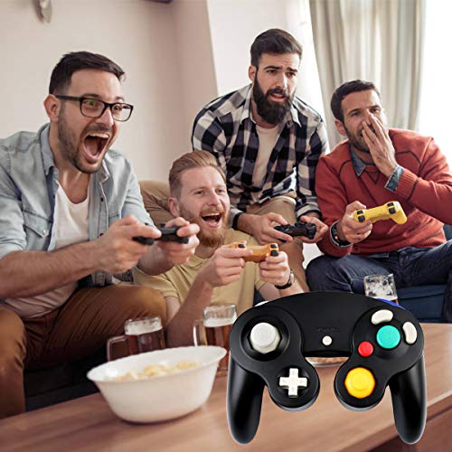 TechKen Manette Classique pour Gamecube, Contrôleur NGC Filaire GC Manette Contrôleur de Jeu Super Smash Bros Controller…