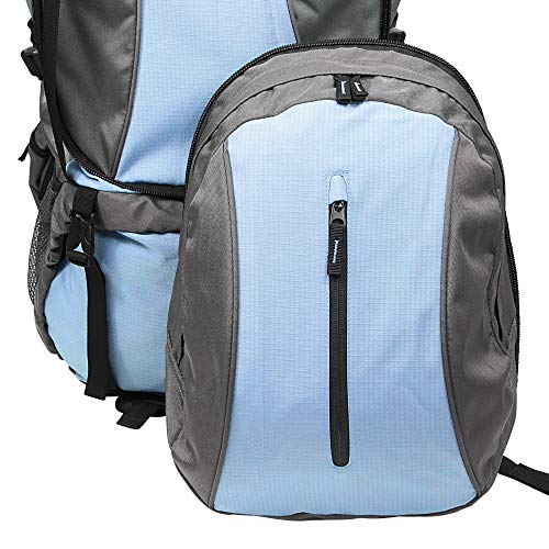 10T Outdoor Equipment Northcote 85+15 Sac marin, 95 cm, 100 liters, Bleu (Blau / Grau)