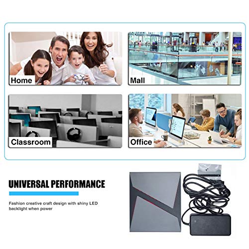 WEIDIAN Mini PC de Bureau, Mini-Ordinateur Windows 10 Core i9-8950HK, 16GB DDR4 / 512GB SSD NVME, 4K 60 Hz, Ethernet…