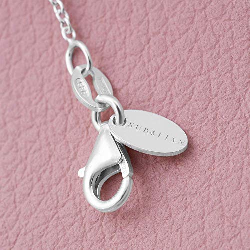 Bracelet Femme Argent 925 Infini – Bracelet Ajustable 17- 20 cm avec Boite Cadeau | Bracelet Porte Bonheur avec…