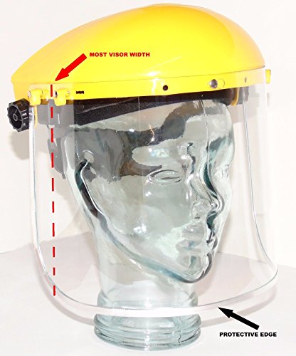 Eseno Industrial Clear Security Face Shield and Wide Visor