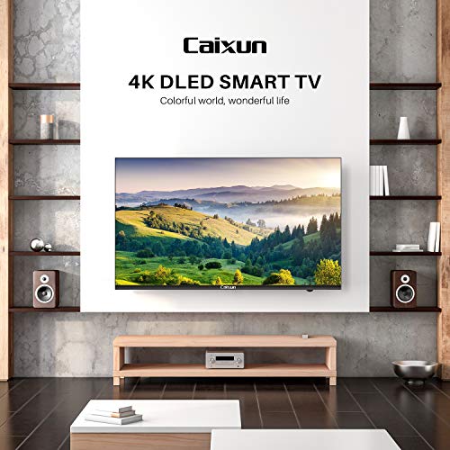 Caixun EC43S1UA UHD 4K Smart TV, 43 Pouces 108cm, Android 9.0 Téléviseur, Triple Tuner, HDR 10, Bluetooth (Prime Video…