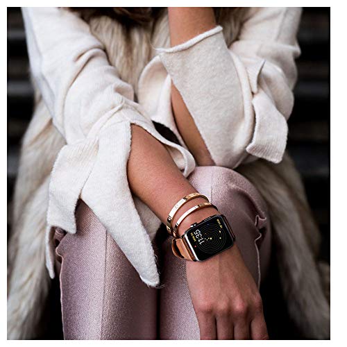 KADES Bracelet Compatible avec Apple Watch 40mm 38mm pour Homme Femme, Bande de Remplacement pour Bracelet Apple Watch…