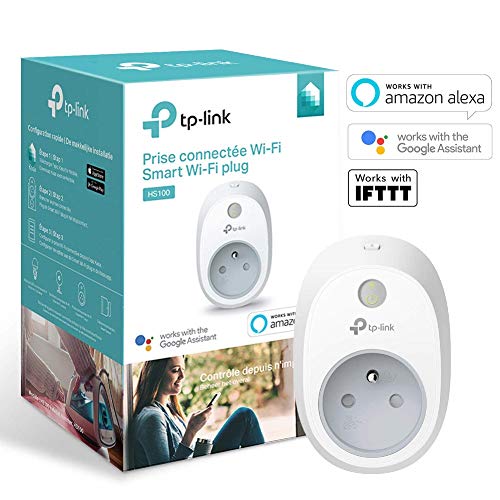 TP-Link Prise connectée WiFi HS100(FR), compatible avec Amazon Alexa et Google home pour la commande vocale, Contrôler…