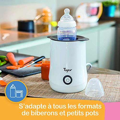 Tigex Chauffe-Biberon Maison/Voiture Express, Chauffe en 60 Secondes