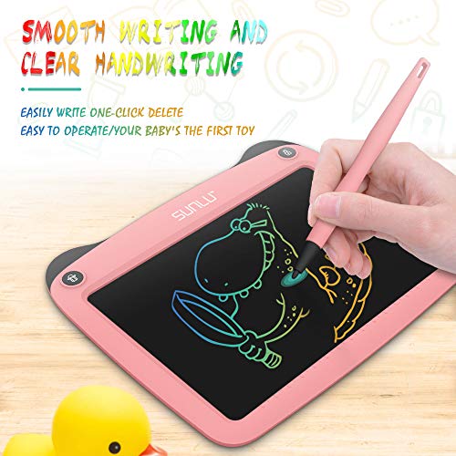 LCD Writing Tablet, 11 inch Electronic Writing and Drawing Board, Erasable Reusable Doodle Pad Tablet for Kids and…