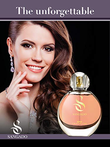Sangado L’inoubliable Parfum Pour Femme, 8-10 Heures Longue Durée, Senteur Luxe, Oriental Floral, Essences Françaises…
