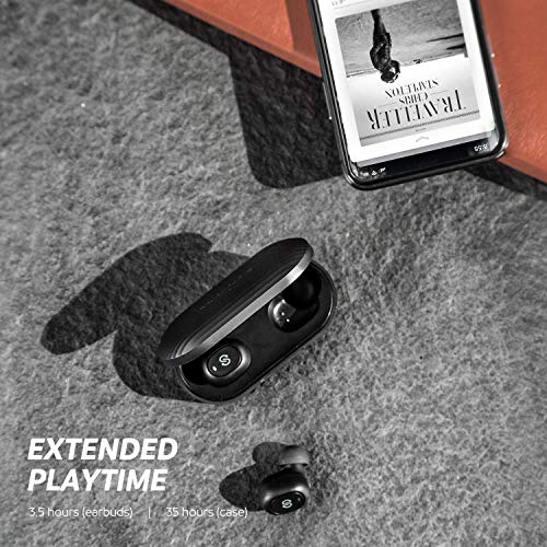 SoundPEATS TrueFree+ Écouteurs sans Fil Sport, Écouteurs Bluetooth 5.0 Intra-Auriculaire Son Qualité Sonore avec Micros…