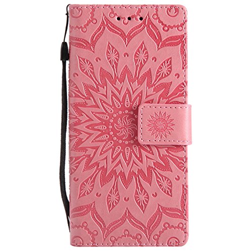Nutbro Sony XA1 Wallet Case, Sony Xperia XA1 Cases Cell Phone Accessories Premium Leather Flower Floral Pattern Slim…