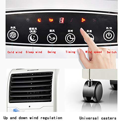 BNGHGF Mobile Air Conditioning Portable air Conditioner Air Cooler Water Cooling Humidifier – 80W
