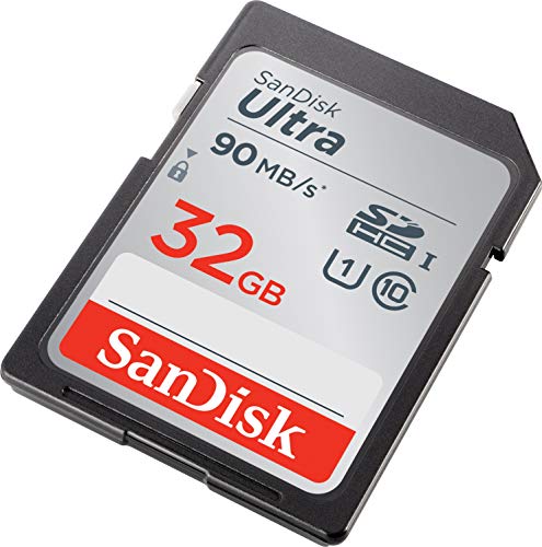 SanDisk SDSDUNR-032G-GN6IN Ultra 32 GB SDHC Memory Card up to 90MB/s, Class 10 UHS-I