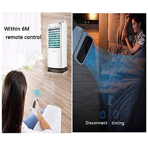 Air conditioner Refroidisseurs Evaporatifs, Climatiseur Portable Ultra Silencieux 15H, Ventilateur De Refroidissement…