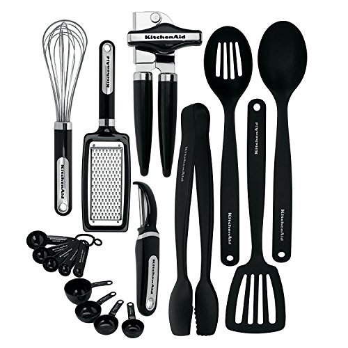 KitchenAid Kit d’outils et de gadgets Noir 17 pièces