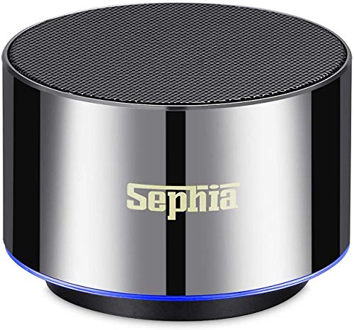 Sephia A2 Haut-Parleur Bluetooth, Micro intégré, compacte, Corps en métal, pour iPhone, iPod, iPad, tablettes, Ordinateurs Portables, Ordinateurs Portables, Smartphones
