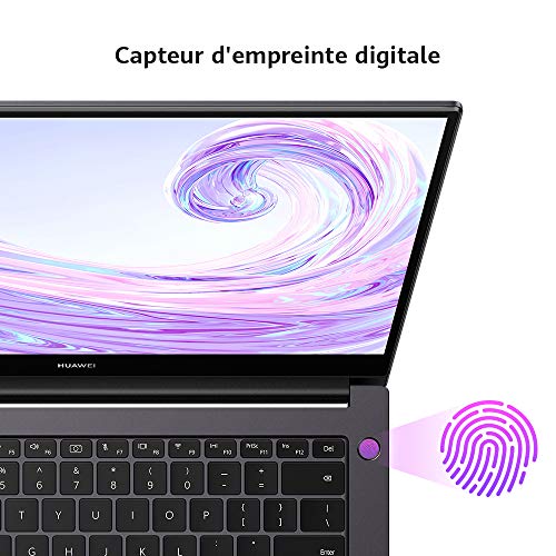 HUAWEI MateBook D 14 2020 PC Portable 14” 1080p FHD (AMD Ryzen 5 3500U, RAM 8Go, SSD 512Go, Windows 10 Home, Clavier…