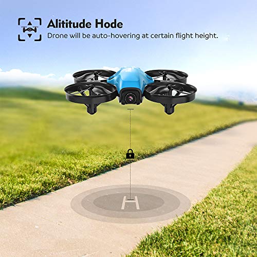 Potensic Drone Caméra A30W Avion télécommande Drone avec WiFi caméra Fonction de Suspension Altitude caméra, adapté aux…