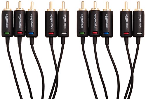 Amazon Basics Câble vidéo composante avec audio – 1,8 m