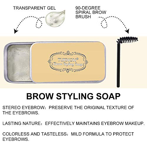 Savon à Sourcils,Soap Brows,Cire à Sourcils,Soap Eyebrow,Brow Styling Soap,Eyebrow Shaping Soap,Sourcils Savon Kit…