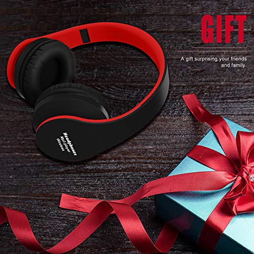 Bluetooth Casque Sans Fil, Alitoo Wireless Over Ear Headphone Avec Microphone Intégré, Main Libre, Pliable Hi-Fi Stéréo…