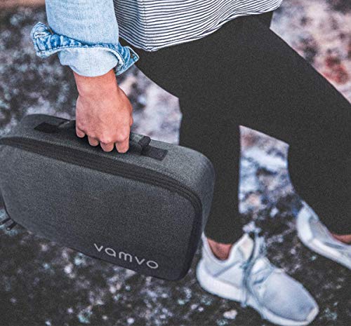 Videoprojecteur Vamvo 200″ 5800 Lumens Supporte 1080P Full HD Projecteur, Portable Multimédia Home Cinéma Retroprojecteur, Mini Projecteur Vidéo Compatible HDMI VGA AV TF USB PS4(Noire)